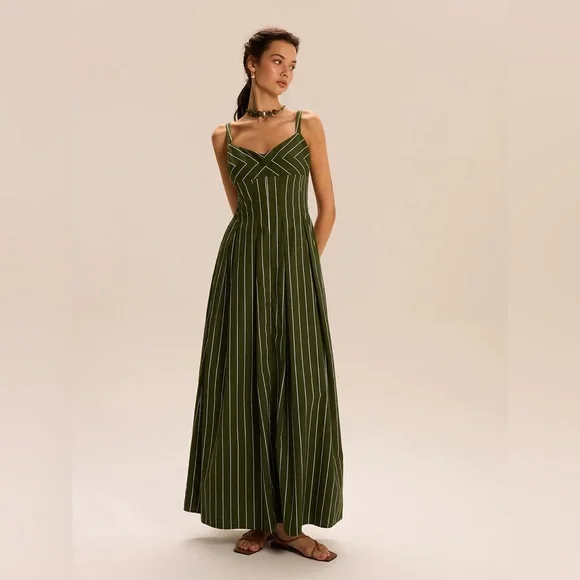 Commense Striped Maxi Dress - Picture 4 of 13